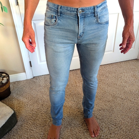 Men's Italian skinny jeans - Picture 1 of 2